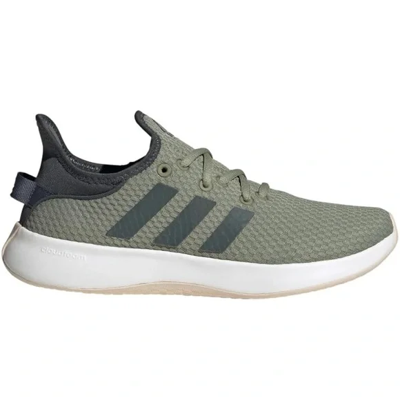 adidas gazelle silver green womens adidas Cloudfoam Pure Shoes - Women's - White / Royal Blue / Grey One